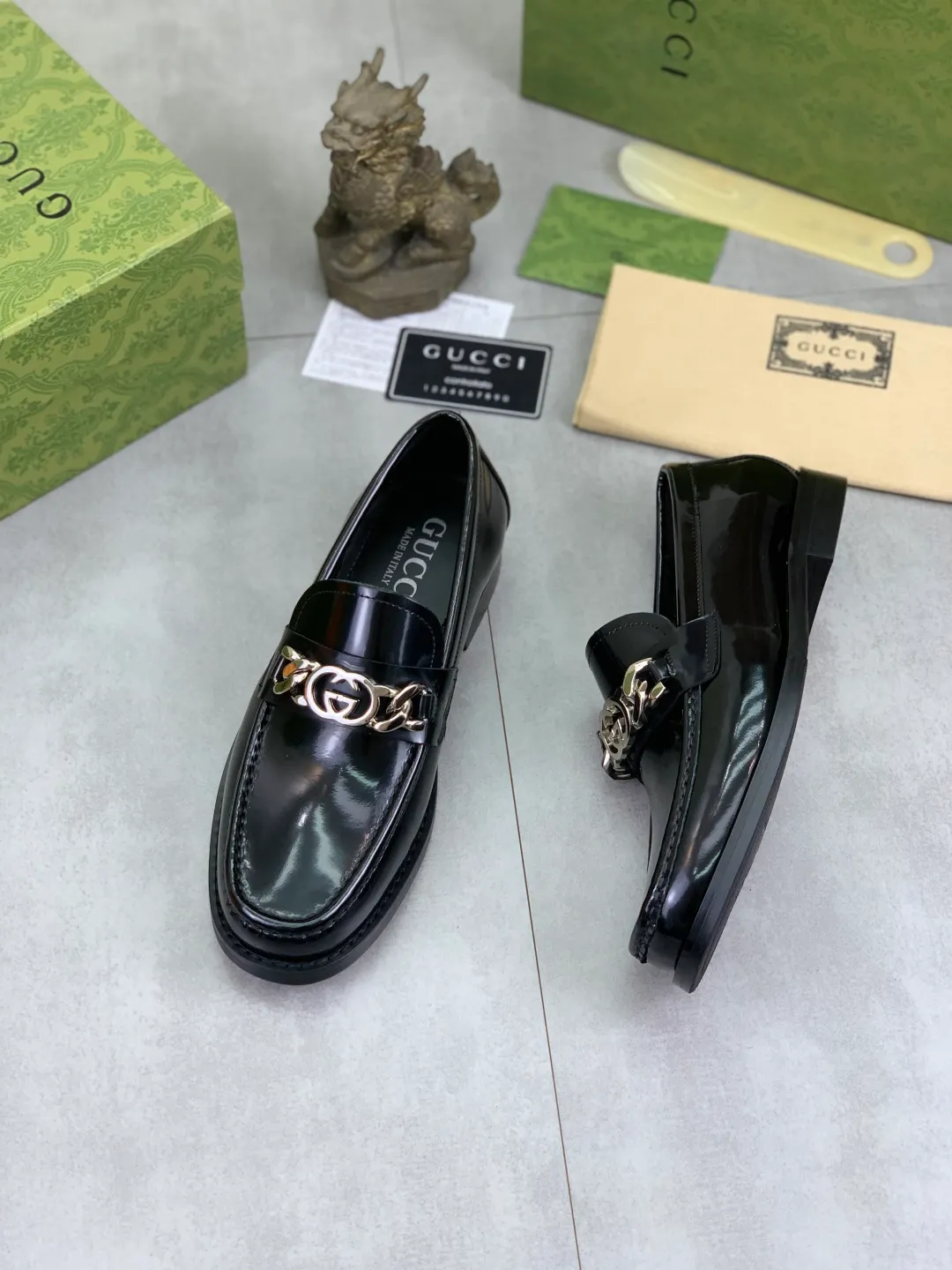 Men's men's shoes 💰P480 [New style] Water-dyed cowhide 💰💎💎💎 [Gucci] GUCCI high-end men's formal business leather shoes, original order 1:1 authentic goods! Original imported high-end open-edge beaded calfskin, original metal buckle, imported first-layer cowhide lining for feet, original outsole, men's shoe size: 38-45, 4️⃣ colors available